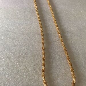 Elegant mesh  Gold Rope Chain Necklace